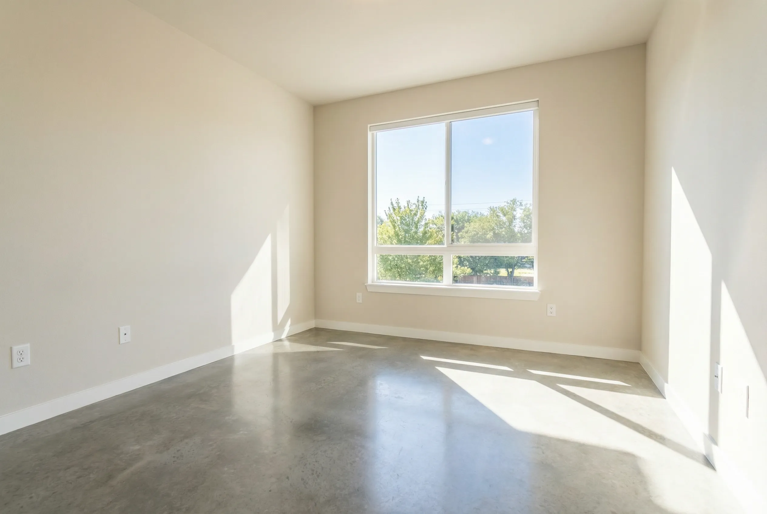 Virtually staged modern home office by Desiome - before